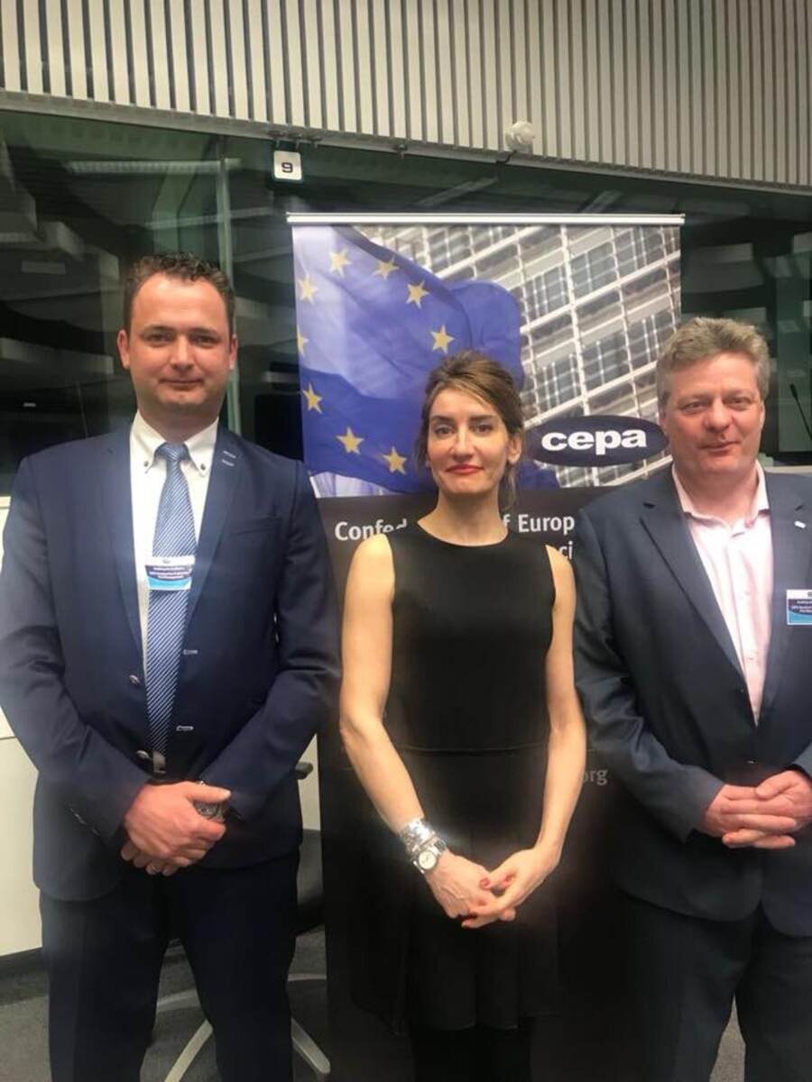 Gabriel Munteanu la lucrările CEPA de la Bruxelles
